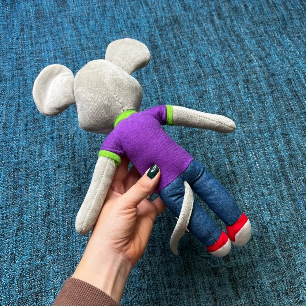 Chuck E. Cheese Mouse Plush Stuffed Animal Approx 13